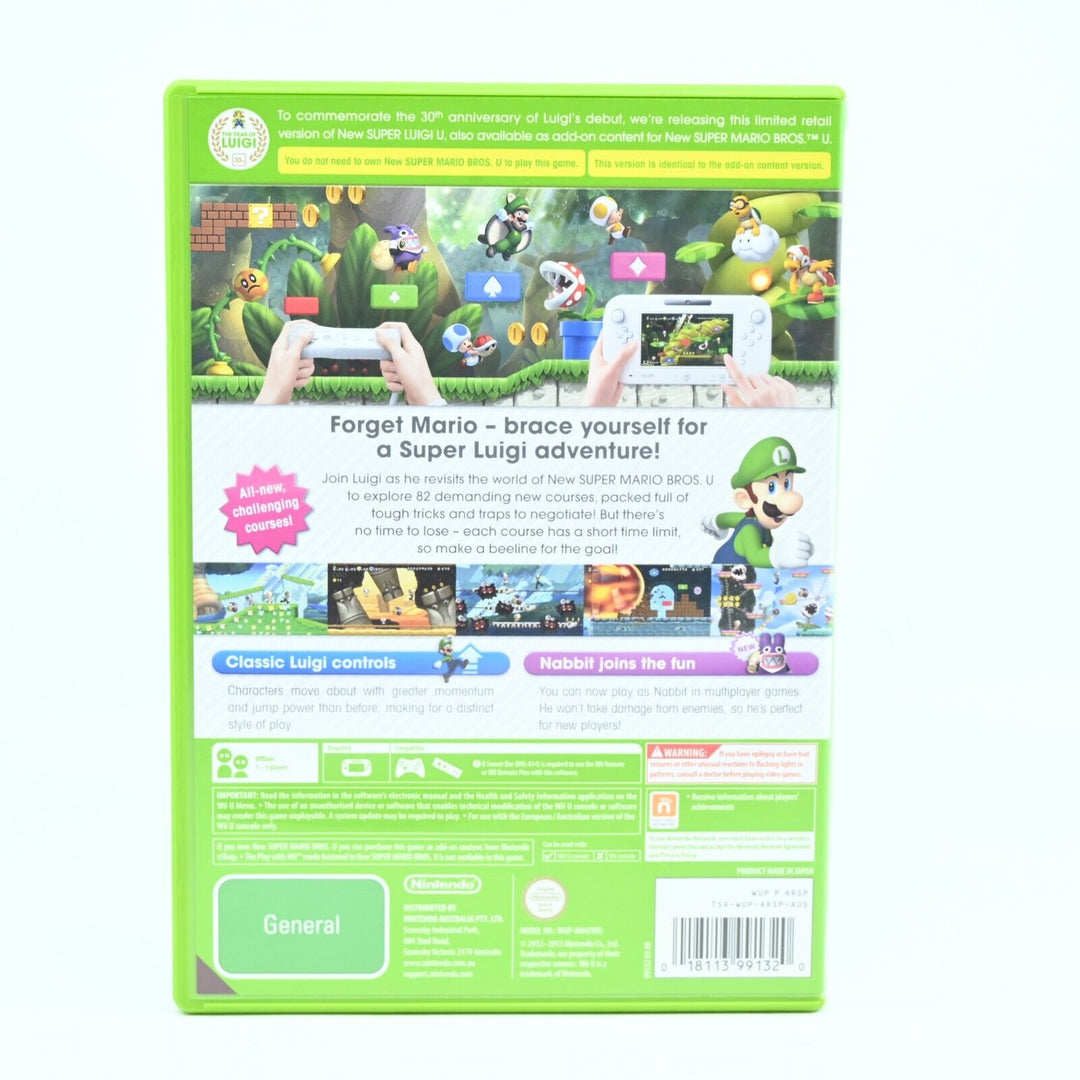 New Super Luigi U - Nintendo Wii U Game - PAL - FREE POST!