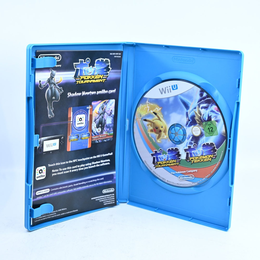 Pokken Tournament - No Amiibo Card - Nintendo Wii U Game - PAL - FREE POST!