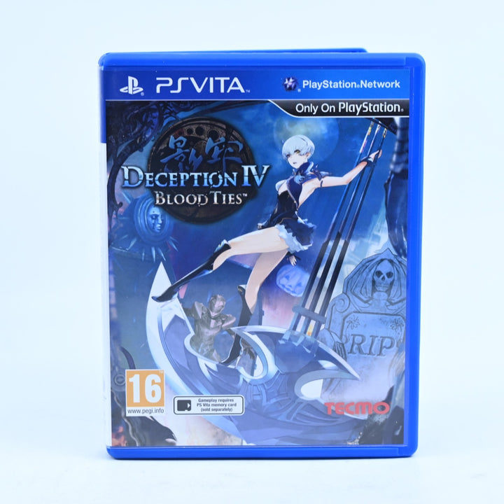 Deception IV: Blood Ties - Sony PS Vita Game - FREE POST!
