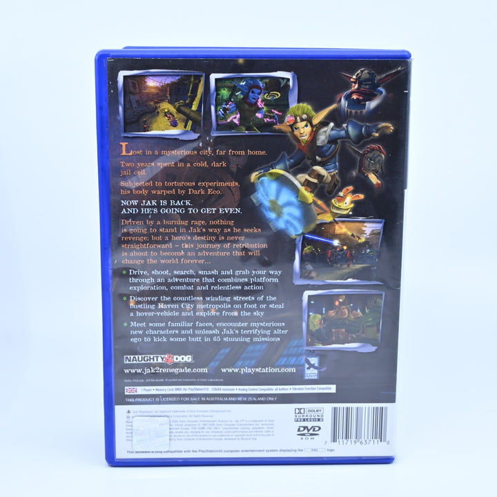 JAK II: Renegade - Sony Playstation 2 / PS2 Game - PAL - NEAR MINT DISC!
