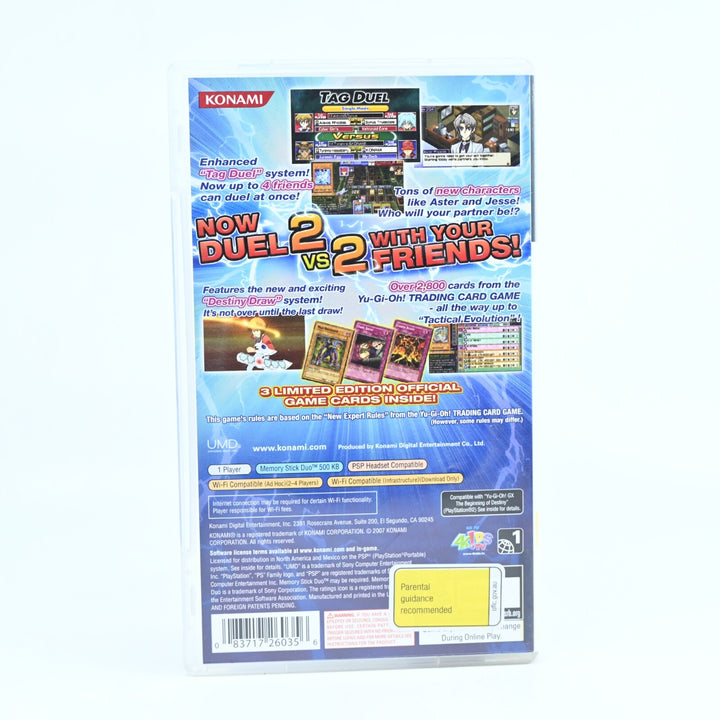 Yu-Gi-Oh! GX Tag Force 2 + SEALED CARDS - Sony PSP Game + Manual - FREE POST!