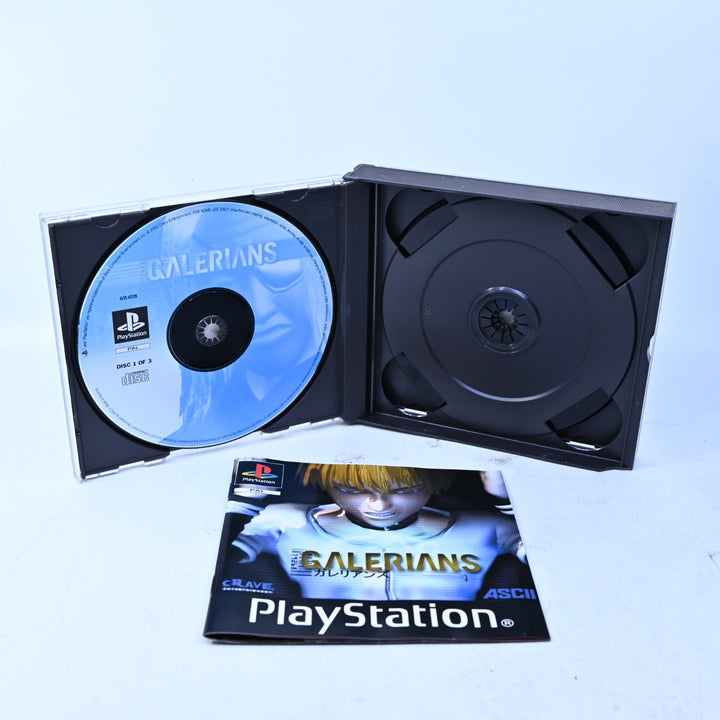 Galerians - Sony Playstation 1 / PS1 Game + Manual - PAL - MINT DISC!