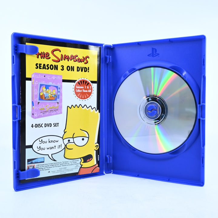 The Simpsons Hit & Run - Sony Playstation 2 / PS2 Game + Manual - PAL