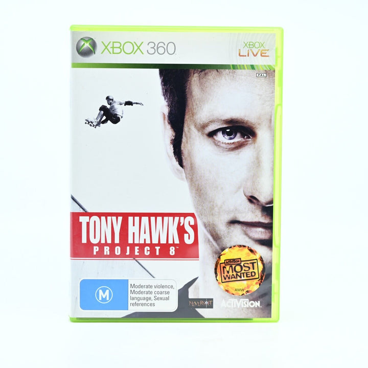 Tony Hawk's Project 8 - Xbox 360 Game + Manual - PAL - MINT DISC!