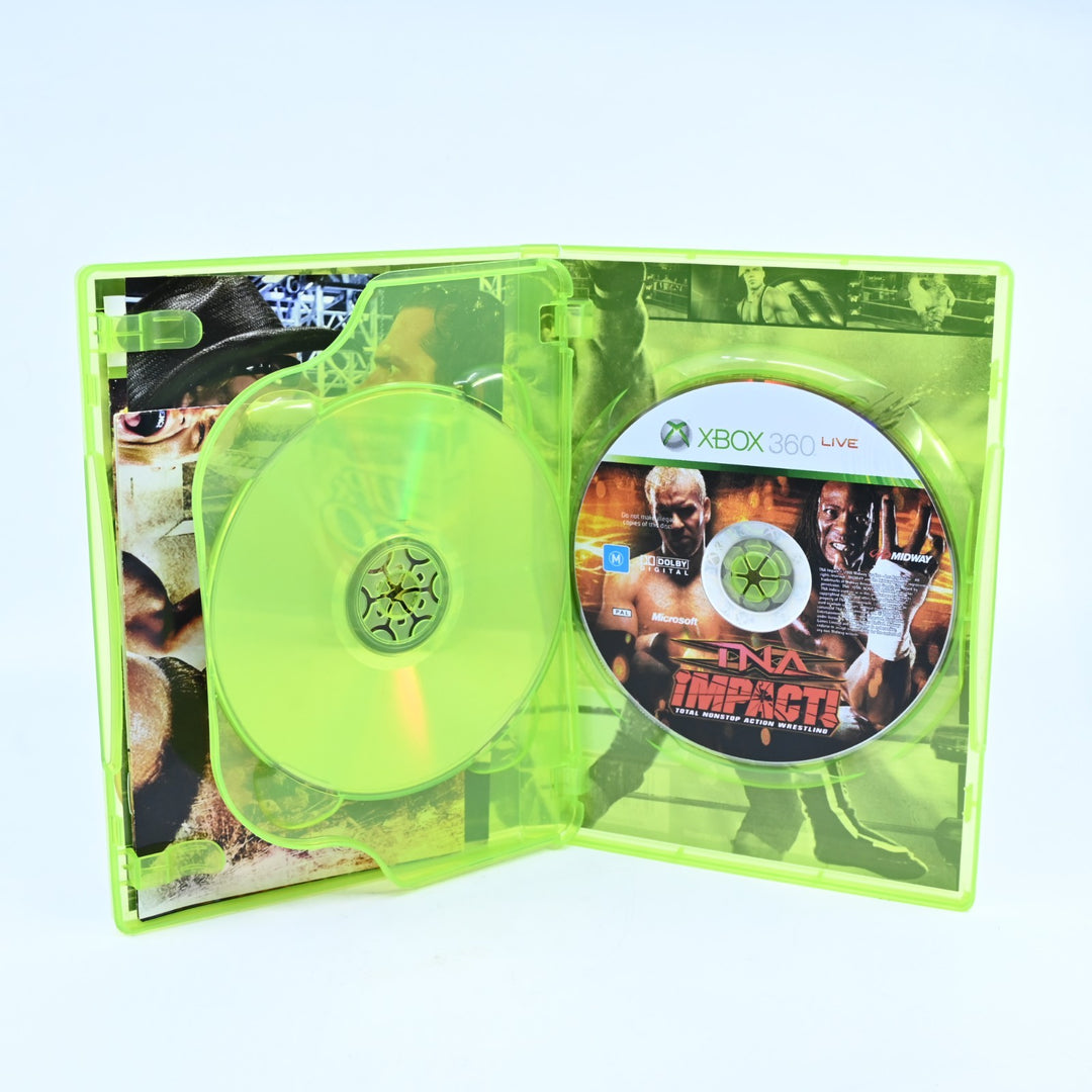 TNA Impact! Total Nonstop Action Wrestling - Xbox 360 Game + Manual - PAL