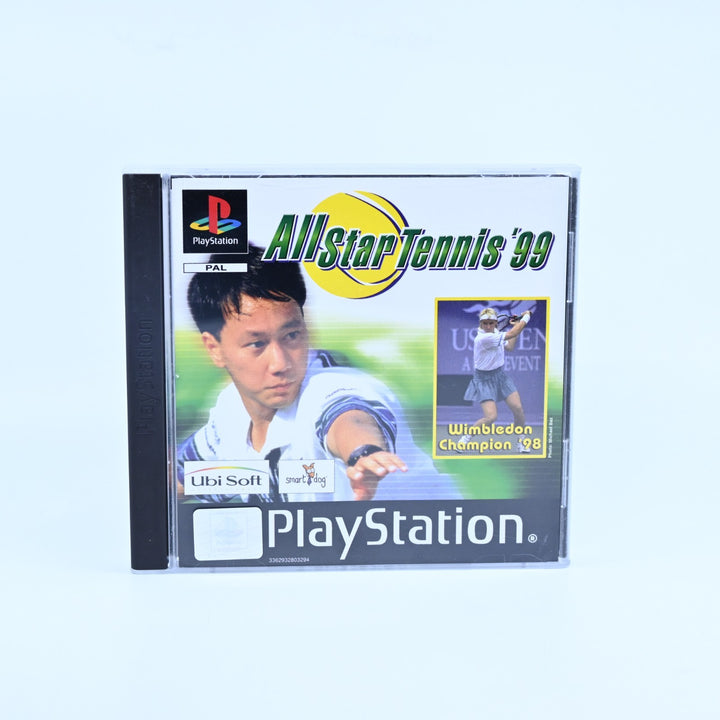 All Star Tennis '99 - Sony Playstation 1 / PS1 Game + Manual - PAL - MINT DISC!