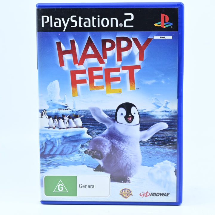 Happy Feet - Sony Playstation 2 / PS2 Game + Manual - PAL - MINT DISC