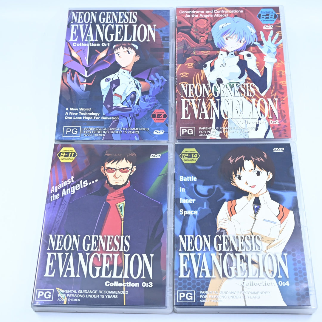 Neon Genesis Evangelion - Volumes 1 to 8 + Movies - Anime DVDs