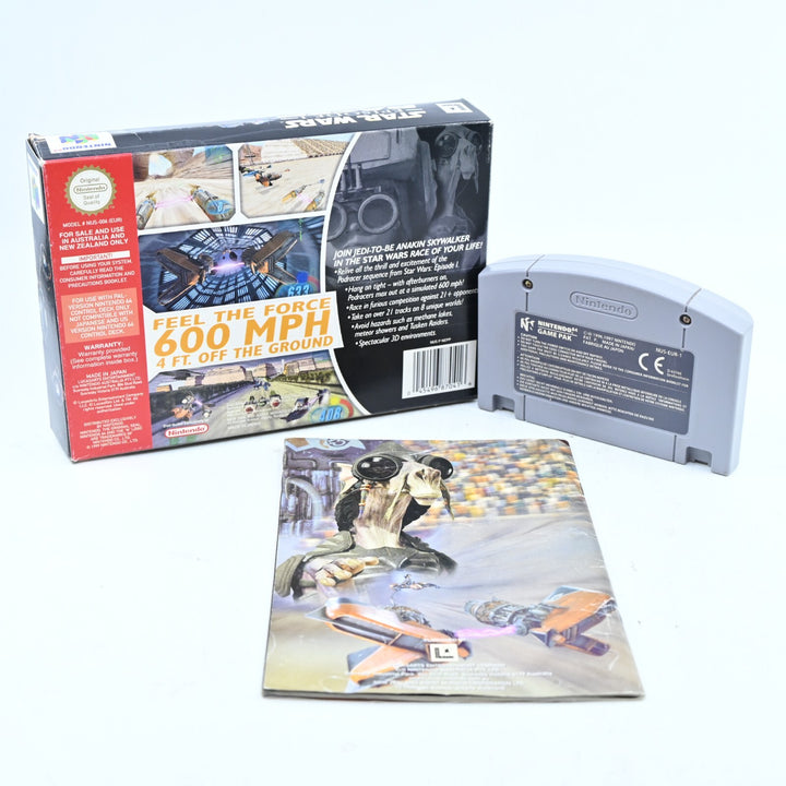 Star Wars Episode 1 Racer - N64 / Nintendo 64 Boxed Game - PAL - FREE POST!
