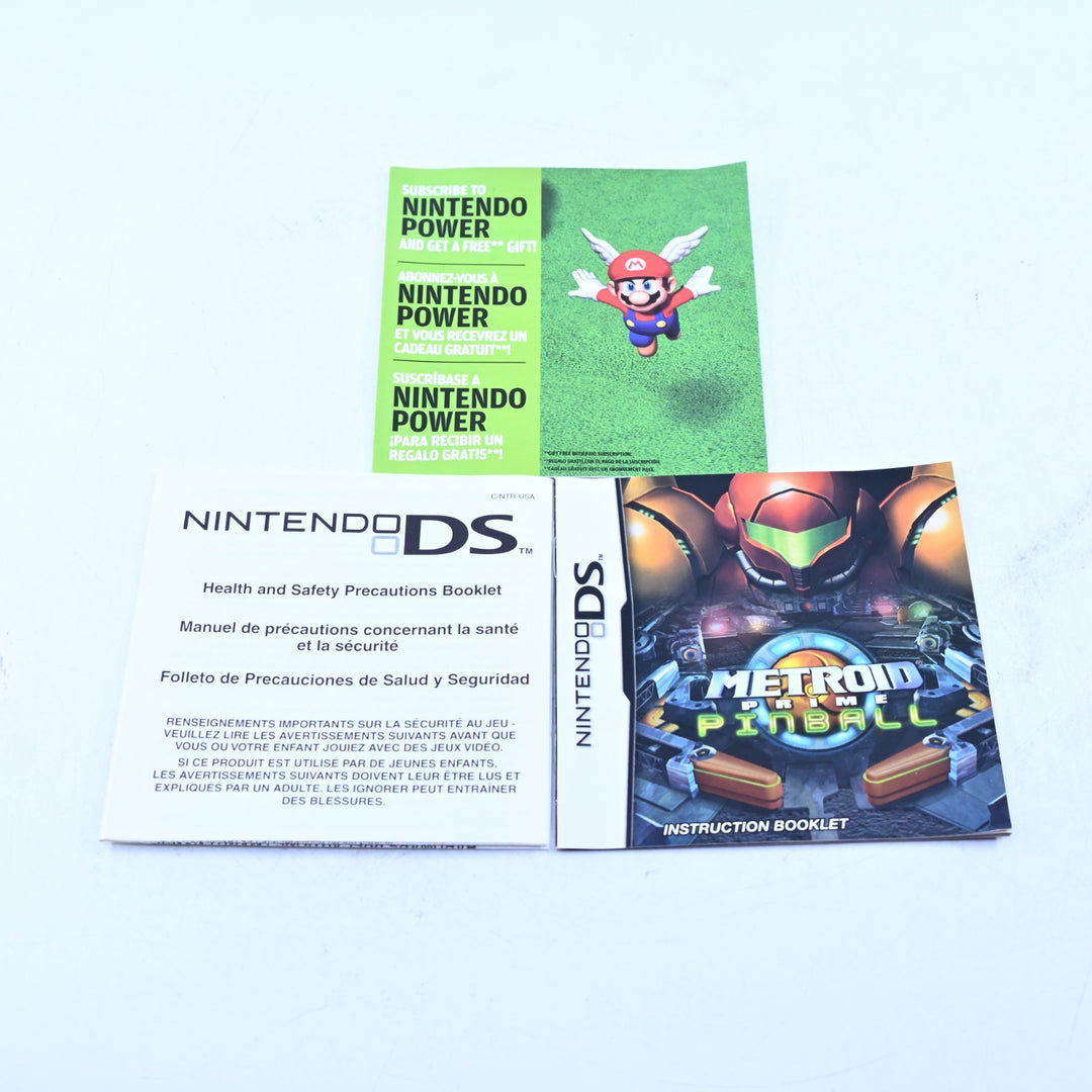 Metroid Prime Pinball - Nintendo DS Game - PAL + Manual + Rumble Pak