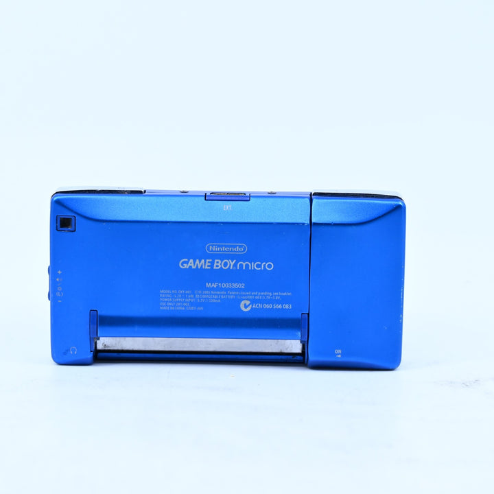 OXY-001 Blue - Nintendo Gameboy Micro Boxed Console - FREE POST!