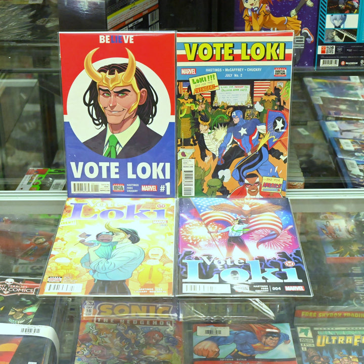 Vote Loki - Complete Set 1-4 - Hastings / Foss / Chuckry - Marvel Comics - Comic