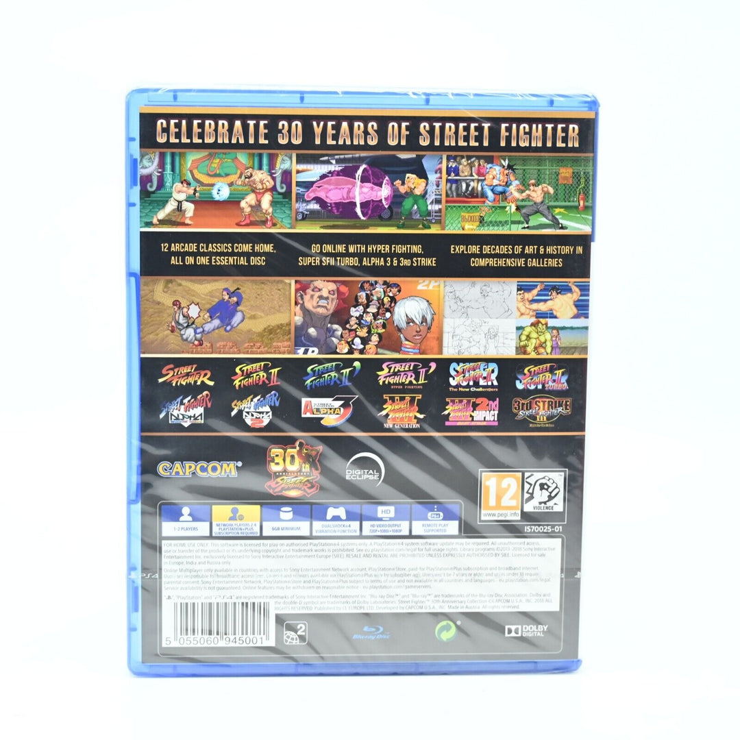 SEALED! Street Fighter 30th Anniversary Collection Sony Playstation 4 /PS4 Game