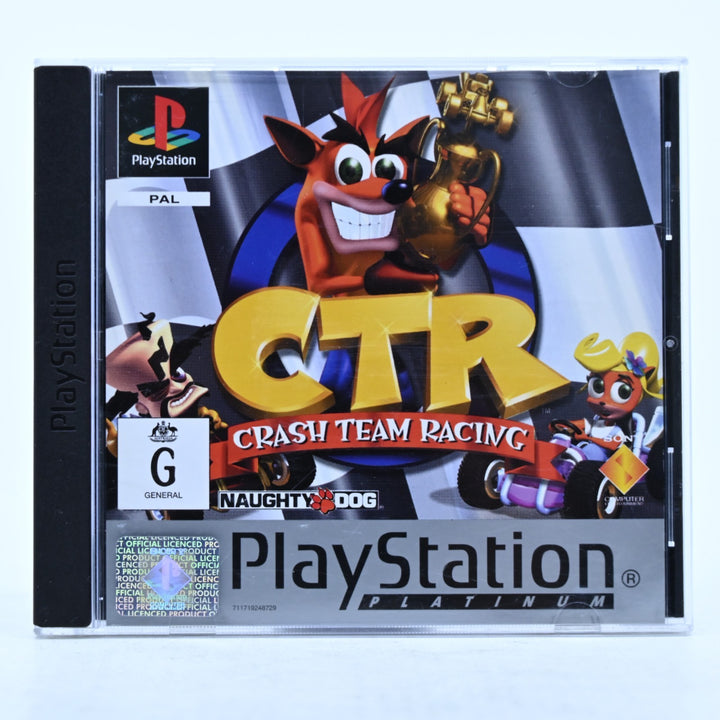 CTR: Crash Team Racing - Sony Playstation 1 / PS1 Game + Manual - PAL