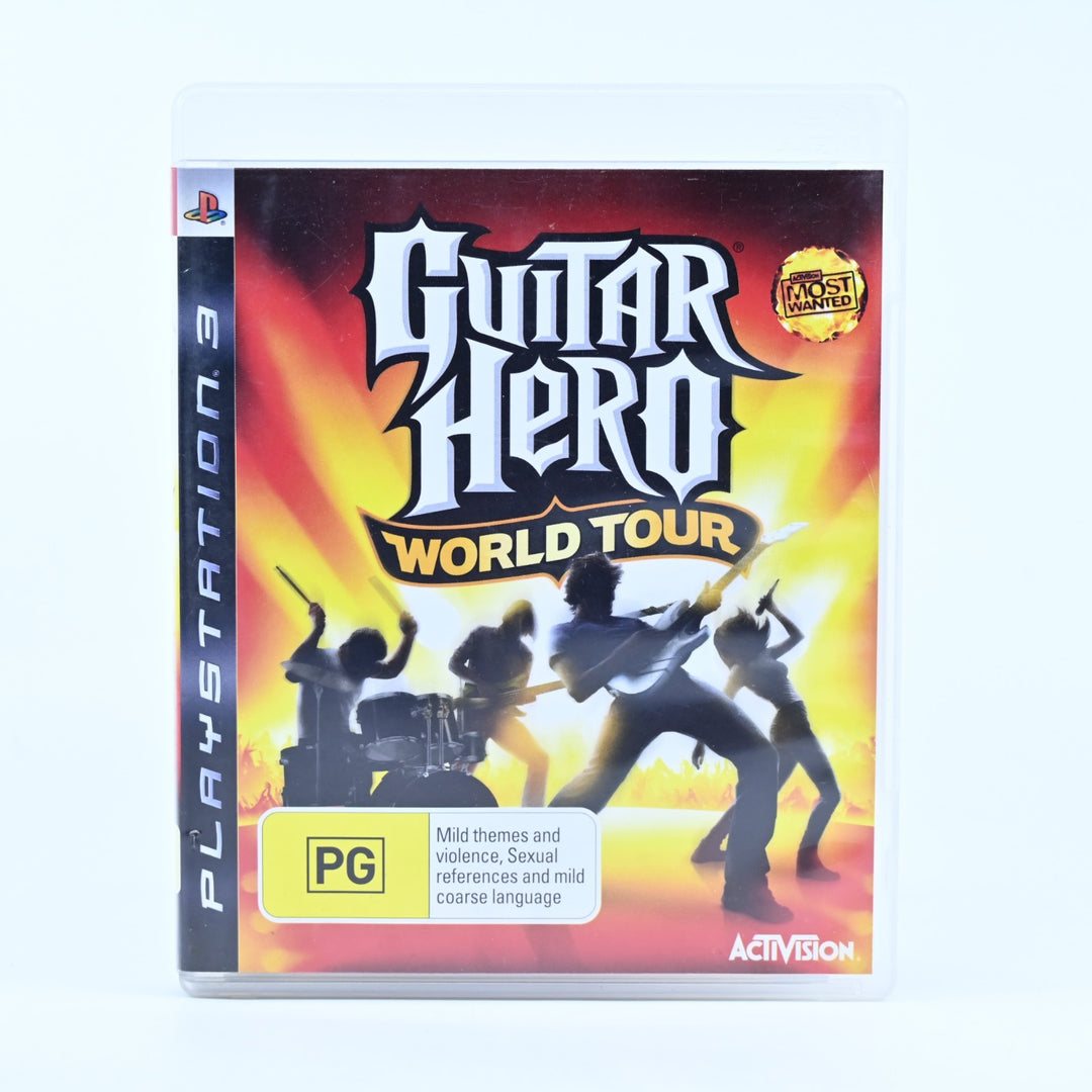 Guitar Hero World Tour - Sony Playstation 3 / PS3 Game + Manual - MINT DISC!