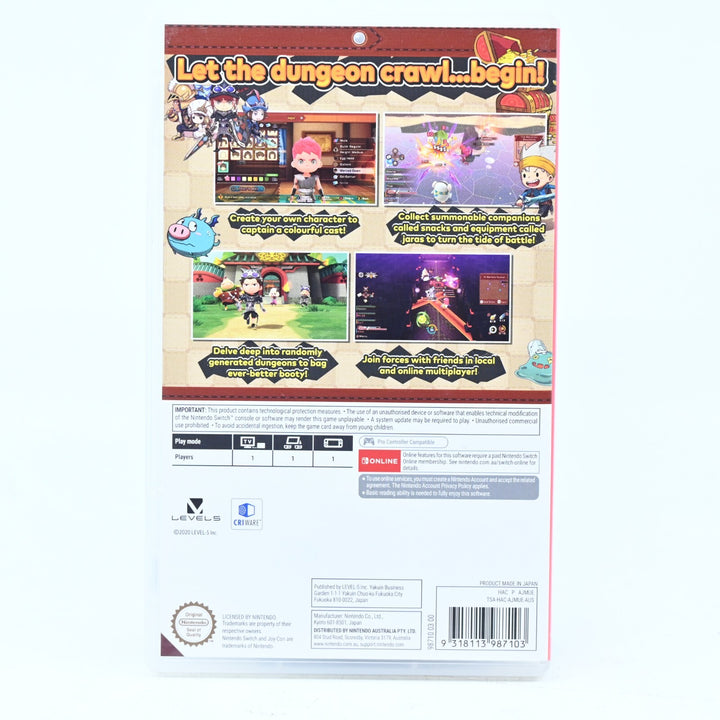 Snack World - The Dungeon Crawl Gold - Nintendo Switch Game - FREE POST!