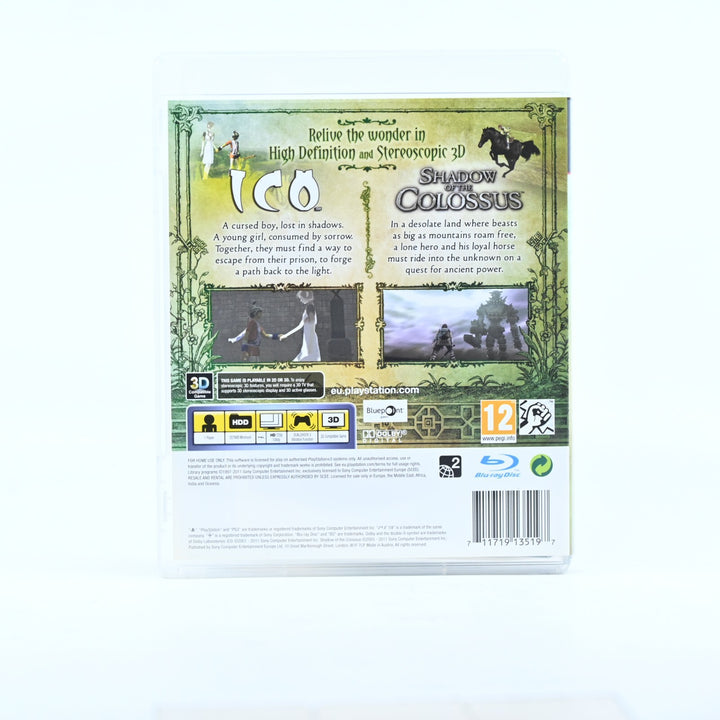 Ico & Shadow of the Colossus - Sony Playstation 3 / PS3 Game + Manual FREE POST