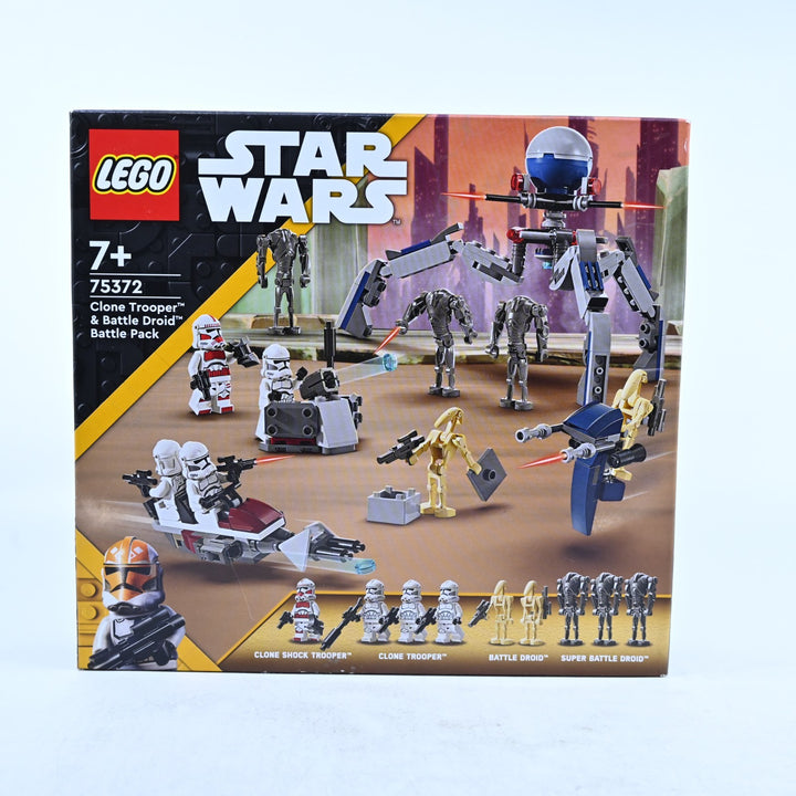 SEALED! LEGO 75372 Star Wars - Clone Trooper & Battle Droid Pack - Toy