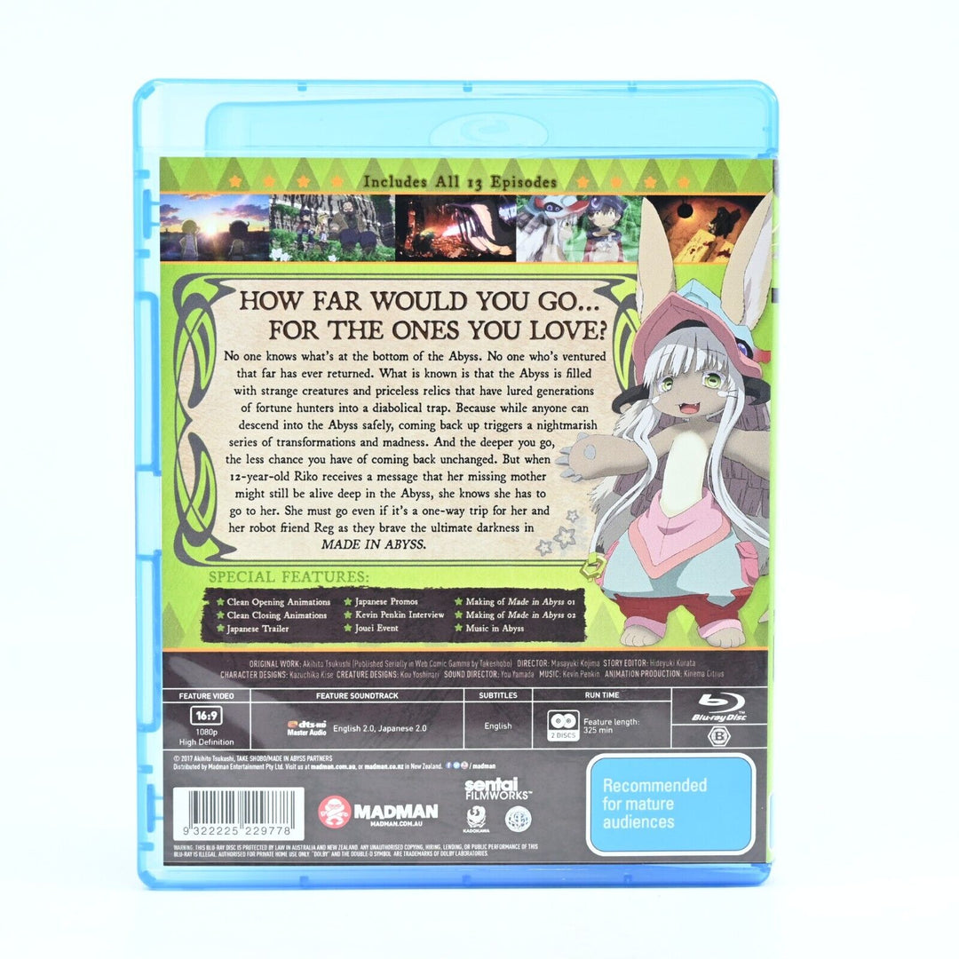 Made in Abyss - Complete Season 1 - Region B - Blu-ray - MINT DISCS! Anime AUS