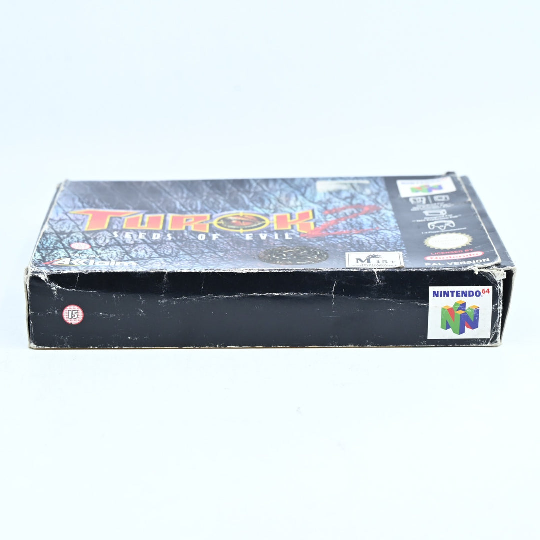 Turok 2: Seeds of Evil - N64 / Nintendo 64 Boxed Game - PAL - FREE POST!