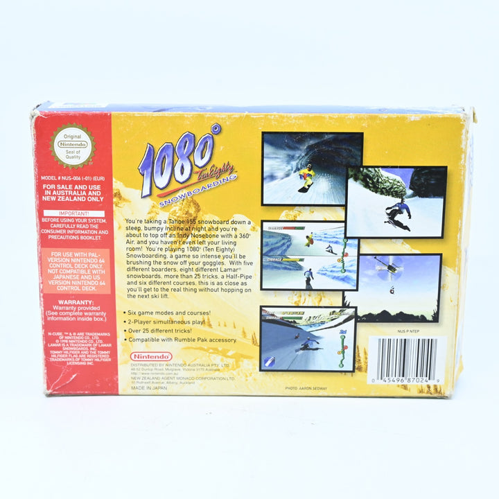 1080 Snowboarding  - N64 / Nintendo 64 Boxed Game - PAL - FREE POST!