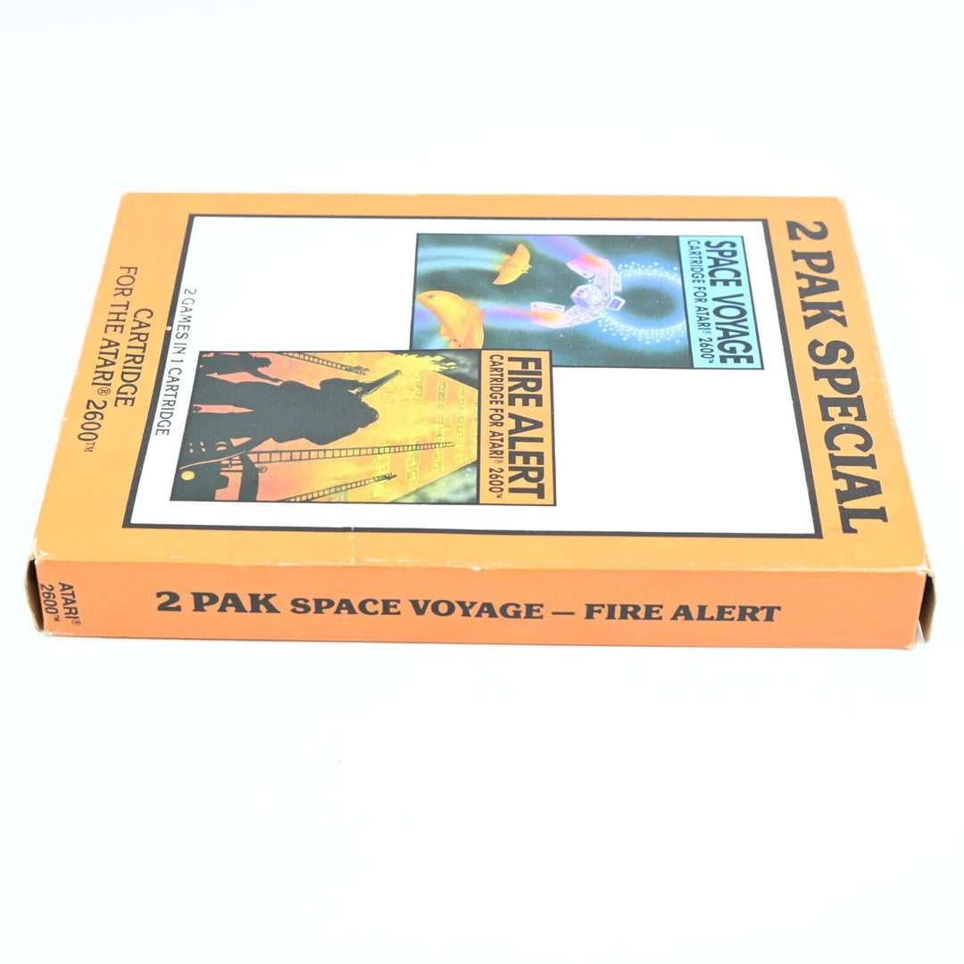 2 Pak Special - Space Voyage + Fire Alert - Atari 2600 Boxed Game - PAL