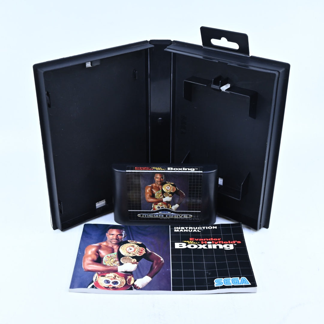 Evander Holyfield's Boxing - Sega Mega Drive Game + Manual - PAL - FREE POST!