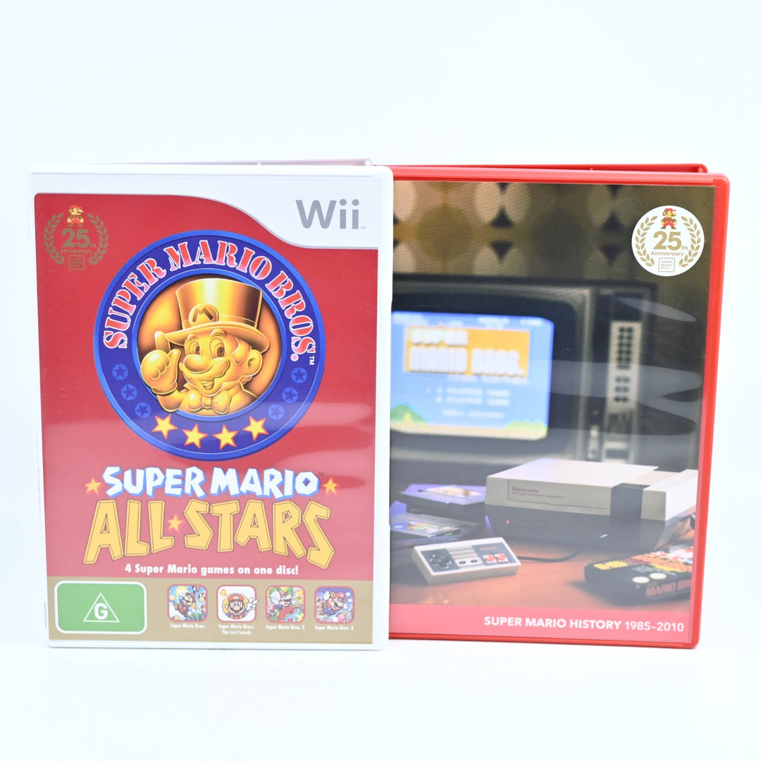 Super Mario All Stars 25th Anniversary Edition - Nintendo Wii Game + Manual