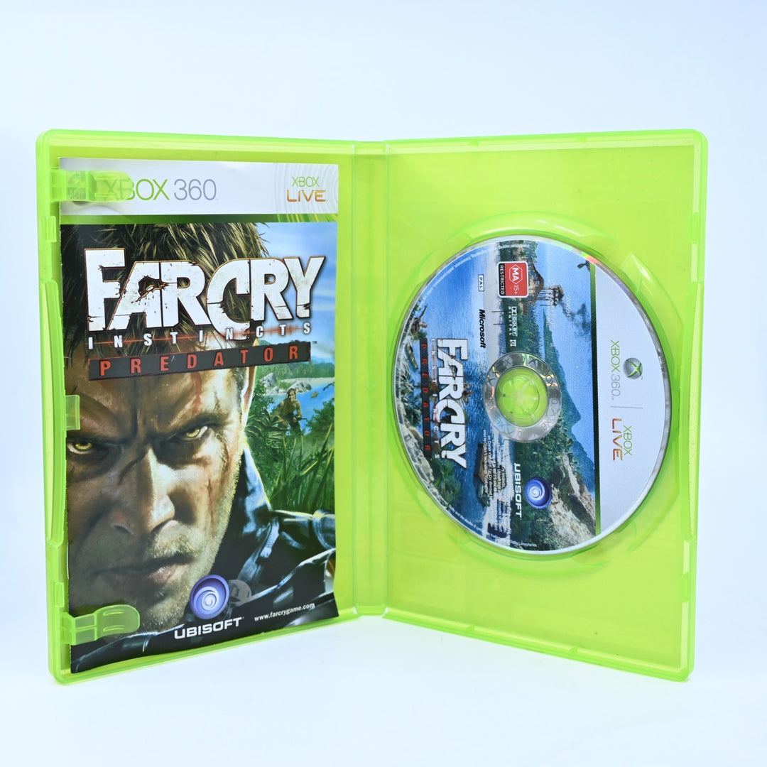 Far Cry Instincts Predator - Xbox 360 Game + Manual - PAL - MINT DISC!