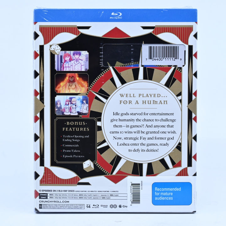SEALED! Gods' Games We Play - Region A/B - Anime Bluray