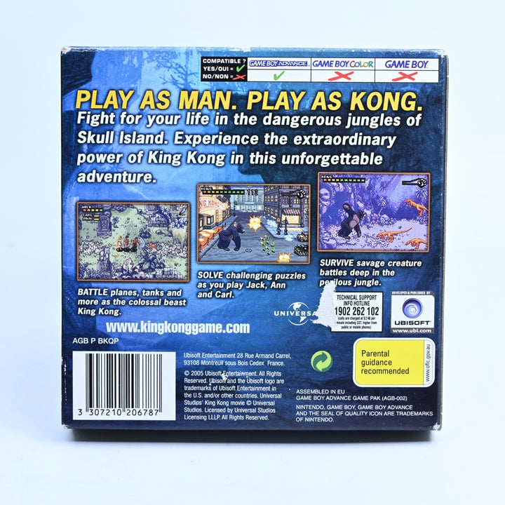 King Kong: The Official Game of the Movie - GBA Boxed Game - PAL - FREE POST!