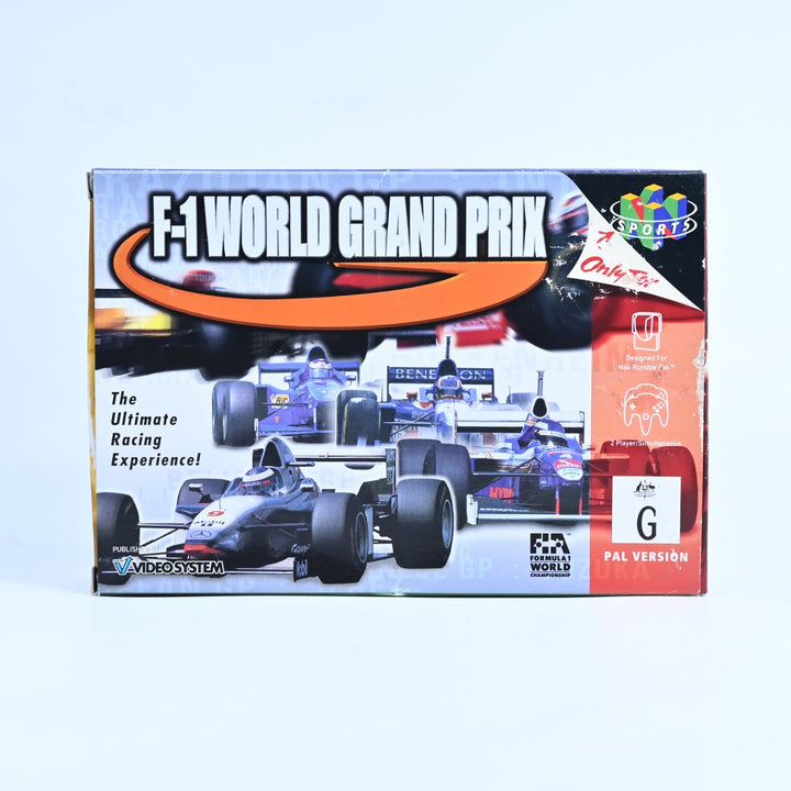 F-1 World Grand Prix - N64 / Nintendo 64 Boxed Game - PAL - FREE POST!