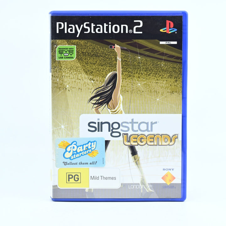 SingStar Legends - Sony Playstation 2 / PS2 Game + Manual - PAL - MINT DISC!