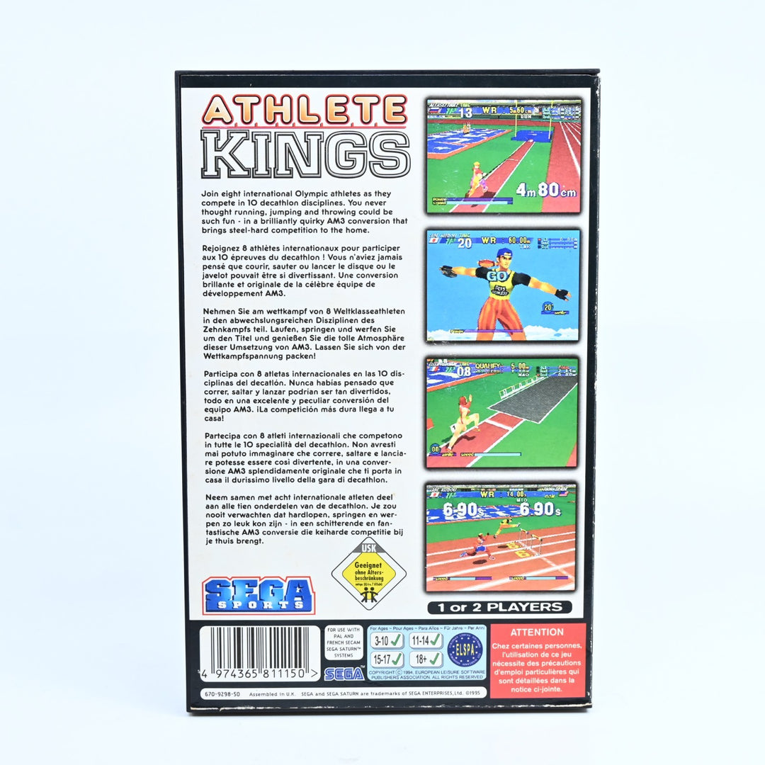 Athlete Kings - Sega Saturn Game - No Manual - PAL - MINT DISC!
