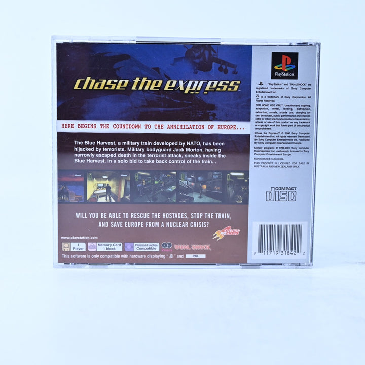 Chase The Express - Sony Playstation 1 / PS1 Game + Manual - PAL - MINT DISC!