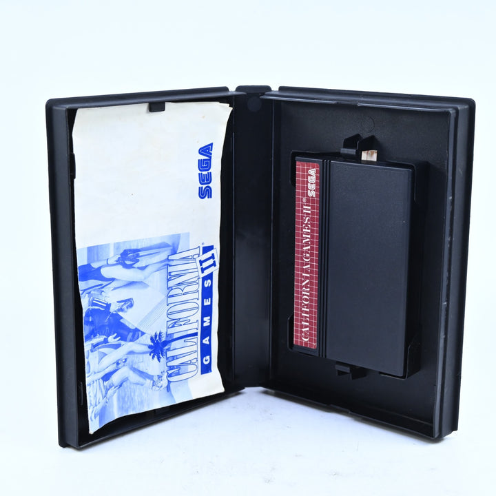 California Games II 2 - Sega Master System Game + Manual - PAL - FREE POST!