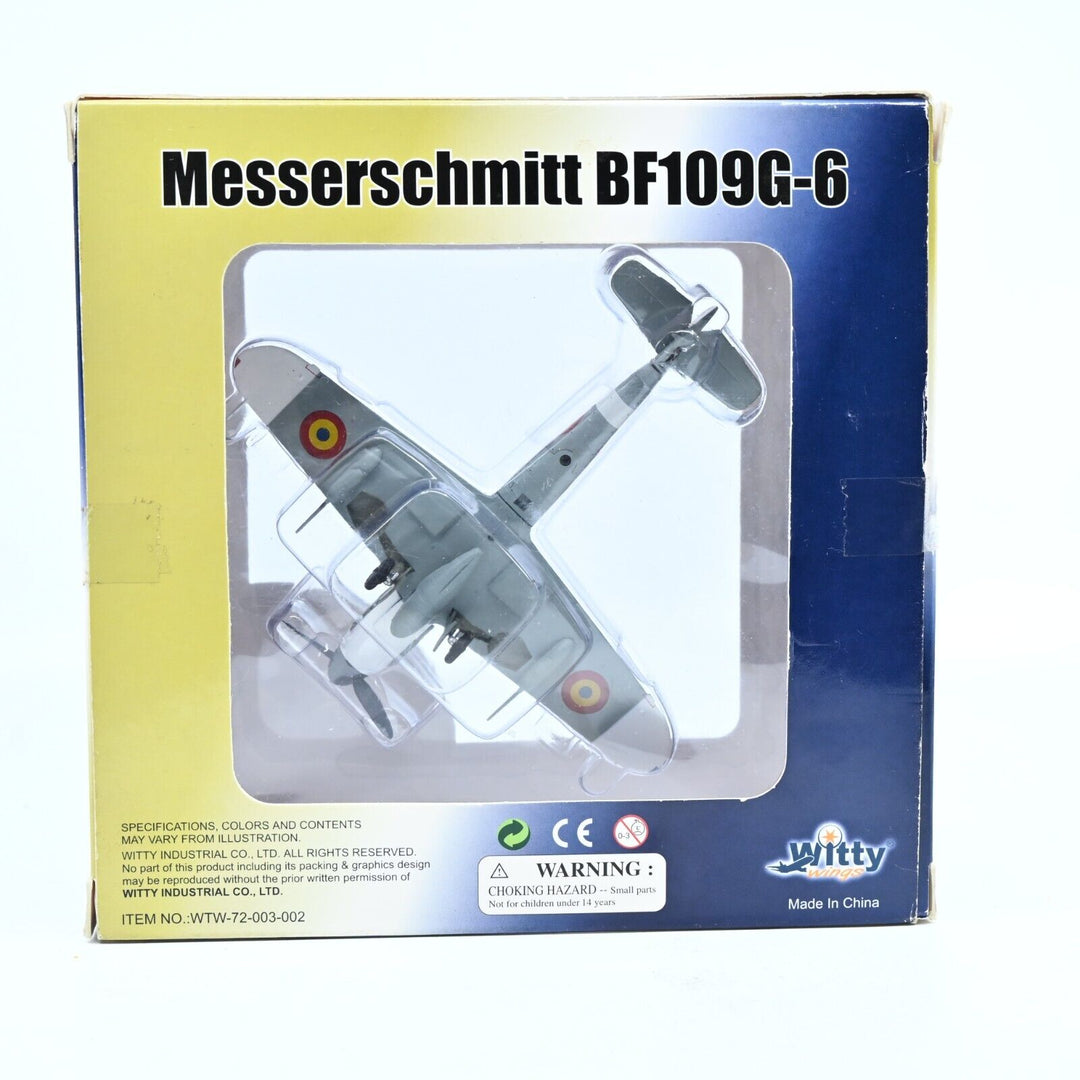 Witty Wings 1:72 Messerschmitt Bf109G-6 WTW-72-003-002 - Die Cast Plane