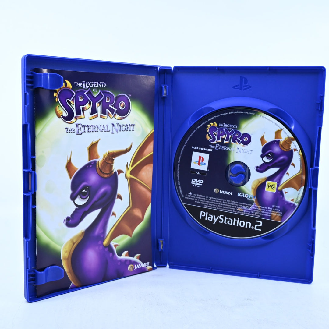 The Legend of Spyro: The Eternal Night - Sony Playstation 2 / PS2 Game + Manual