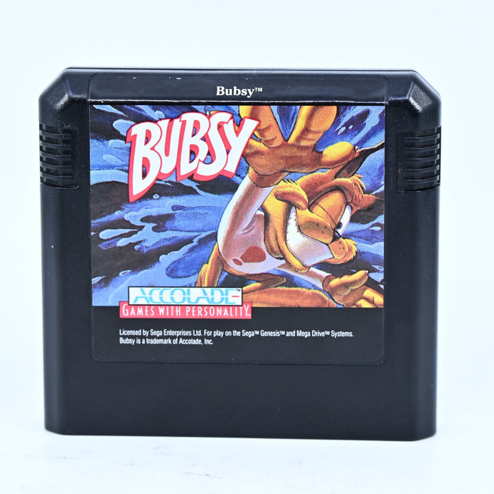 Bubsy - Sega Mega Drive Game - Cartridge Only - PAL - FREE POST!