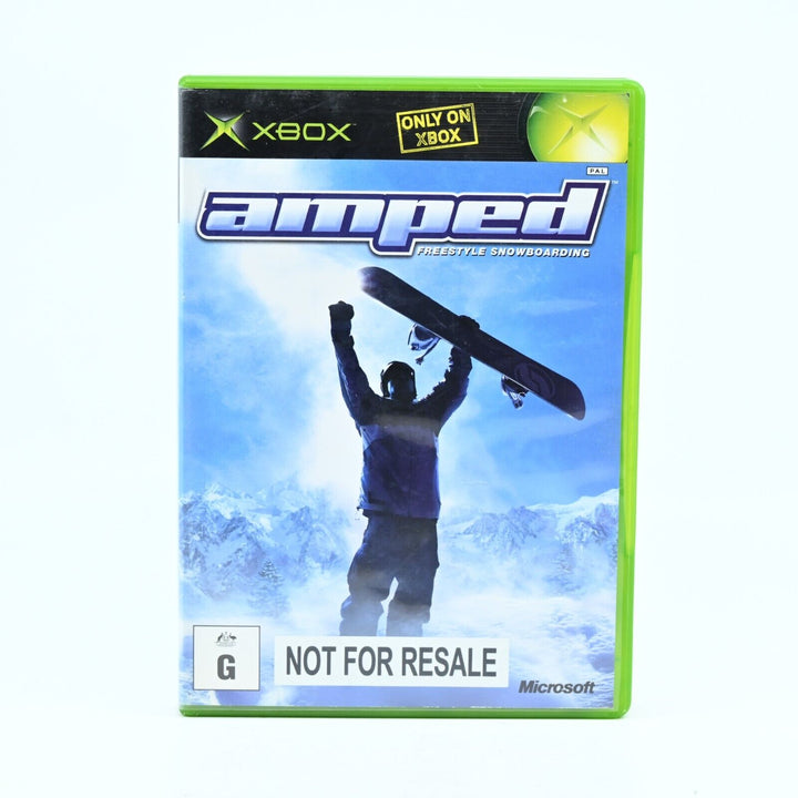 Amped: Freestyle Snowboarding - Original Xbox Game + Manual - PAL - FREE POST!