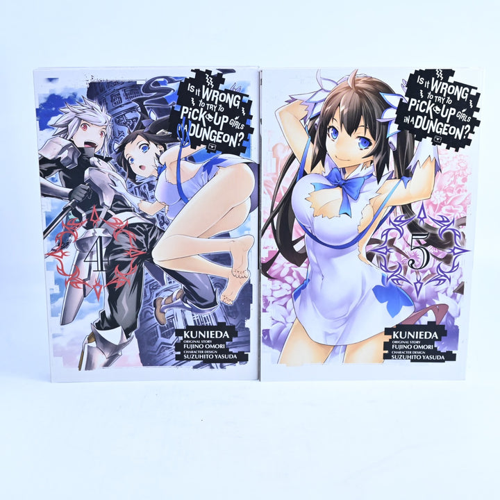 Is It Wrong To Try To Pick Up Girls In A Dungeon? Vol. 1-5 -Fujino Omori- Manga