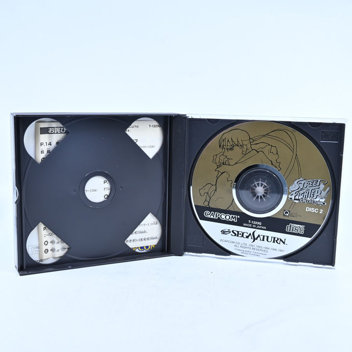 Street Fighter Collection - Sega Saturn Game + Manual - NTSC-J - MINT DISC!