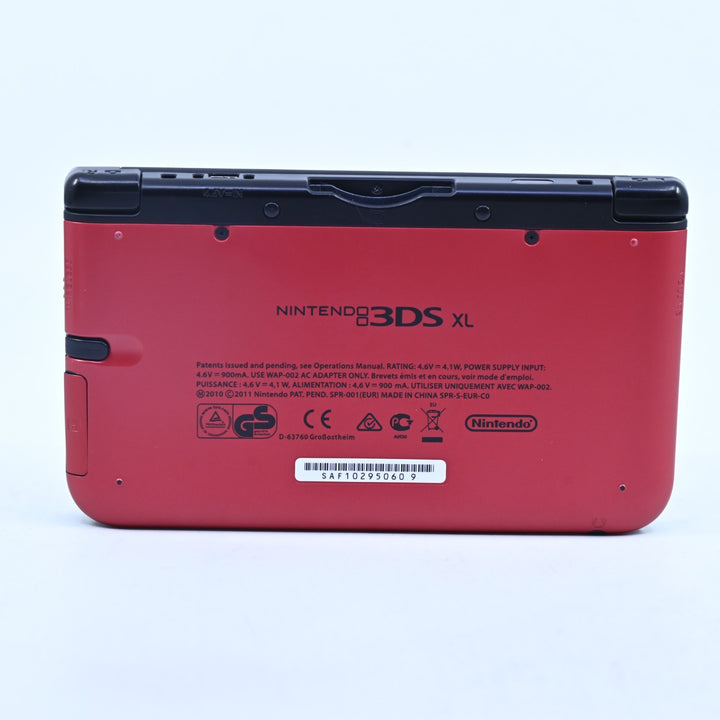 Red / Black Nintendo 3DS Console XL - SPR-001(EUR) - PAL - FREE POST!