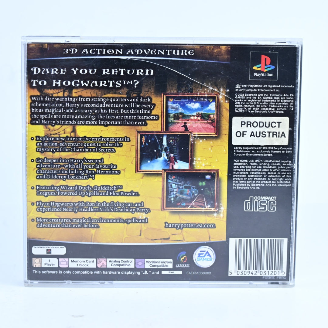 Harry Potter and the Chamber of Secrets - PS1 Game + Manual - PAL - MINT DISC!
