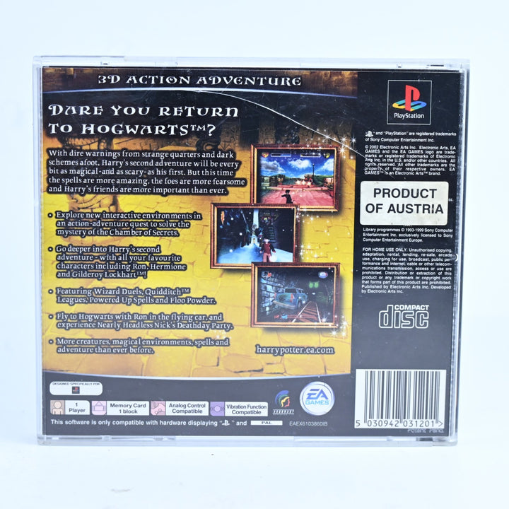 Harry Potter and the Chamber of Secrets - PS1 Game + Manual - PAL - MINT DISC!