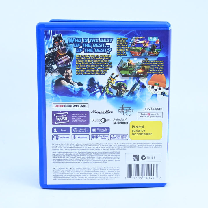 Playstation All-Stars: Battle Royale - Sony PS Vita Game - PAL - FREE POST!