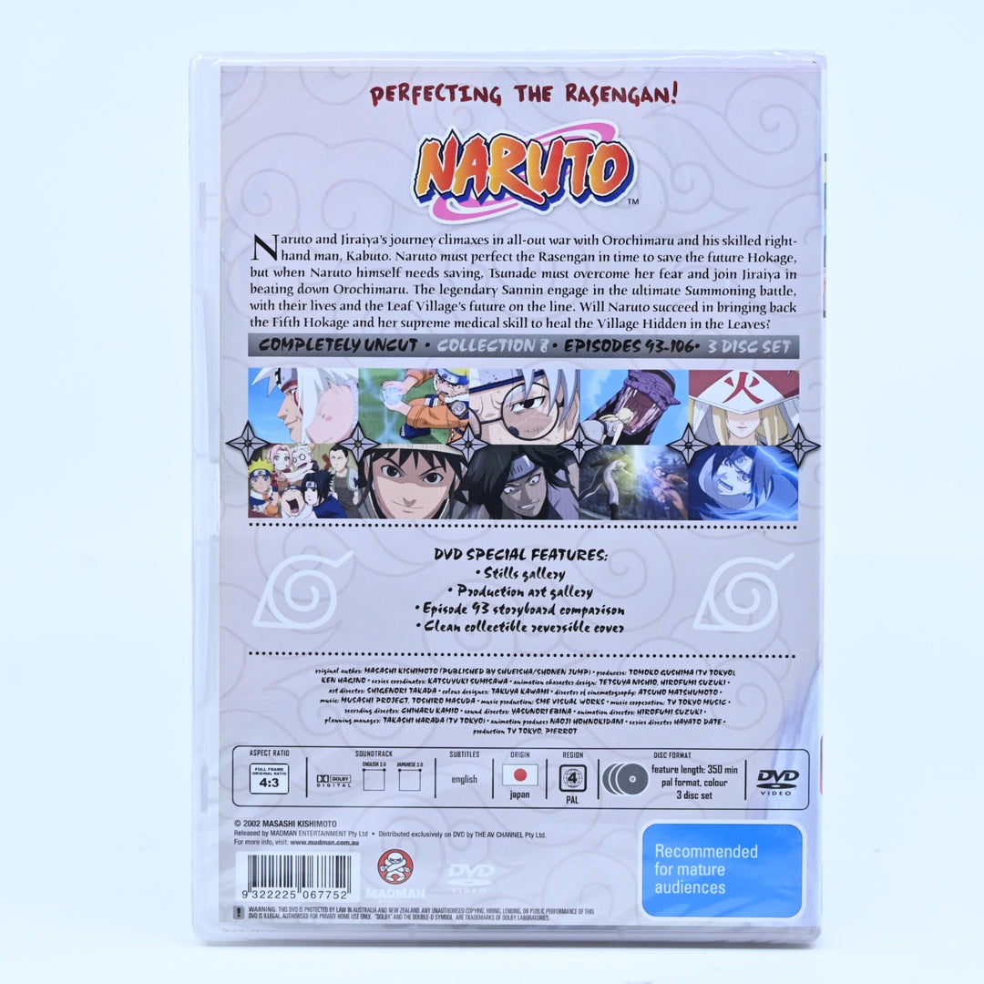 SEALED! Naruto 3 Disc Set - Episodes 93-106 - Region  4 - Anime DVD
