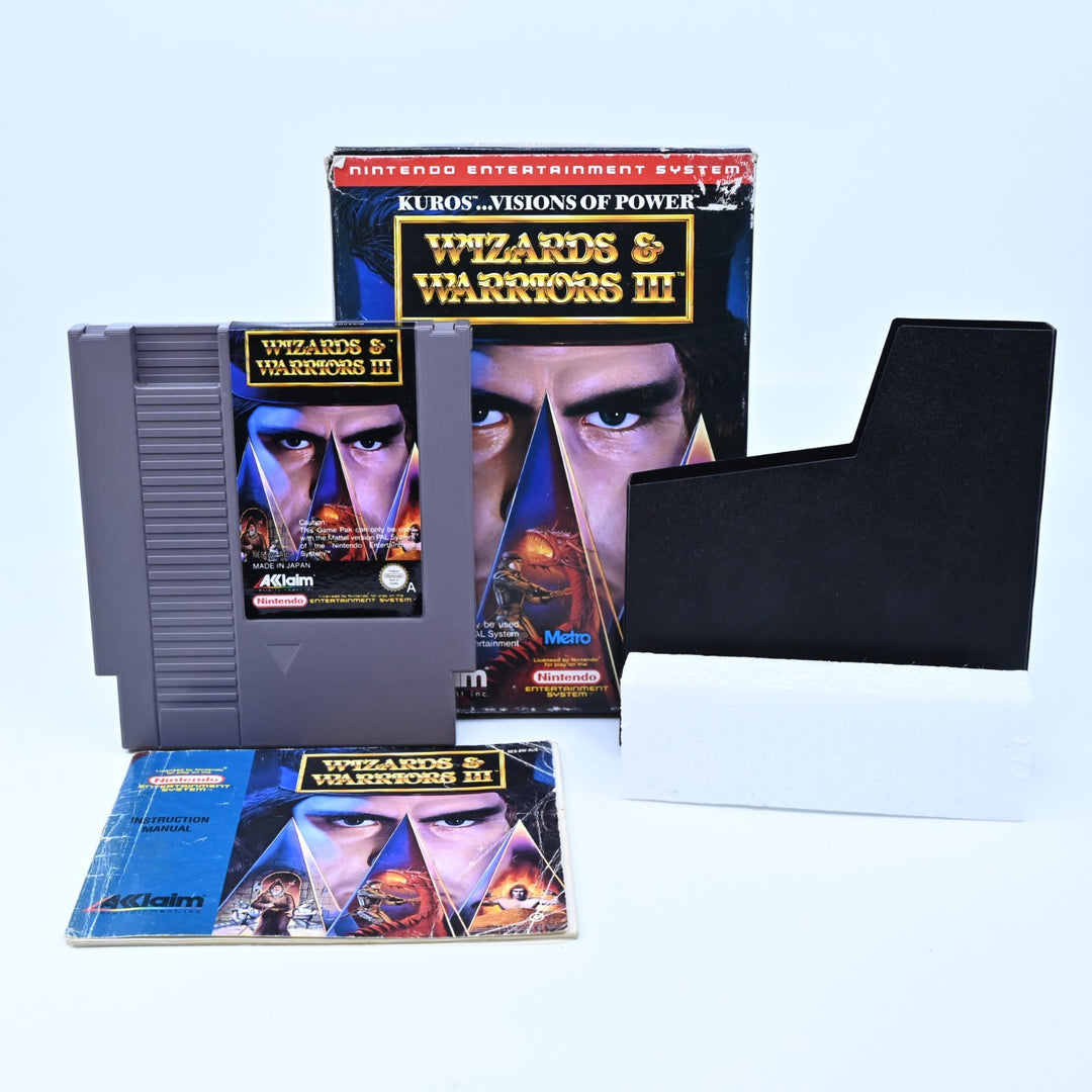 Wizards & Warriors III 3 - Nintendo Entertainment System / NES Boxed Game - PAL