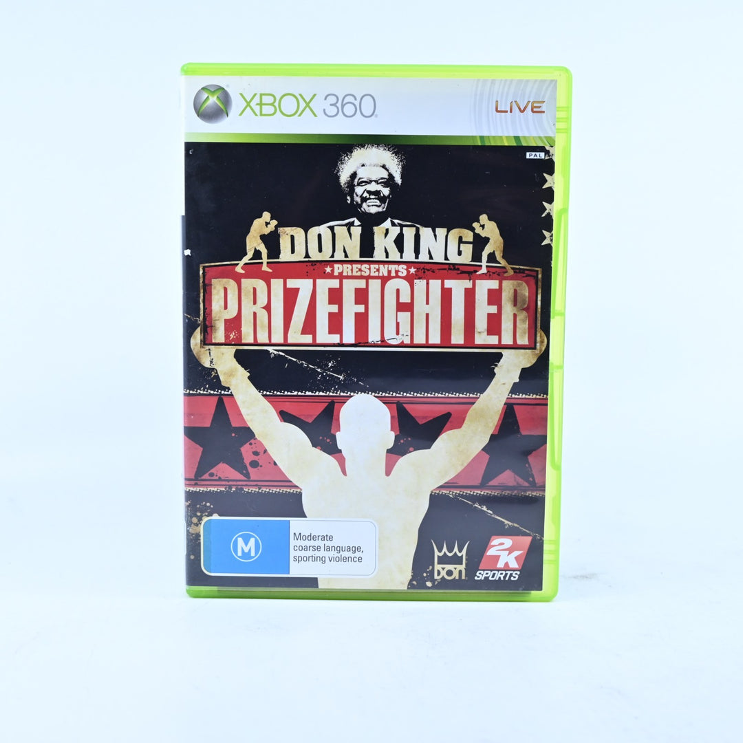 Don King Presents Prize Fighter - Xbox 360 Game + Manual - PAL - MINT DISC!