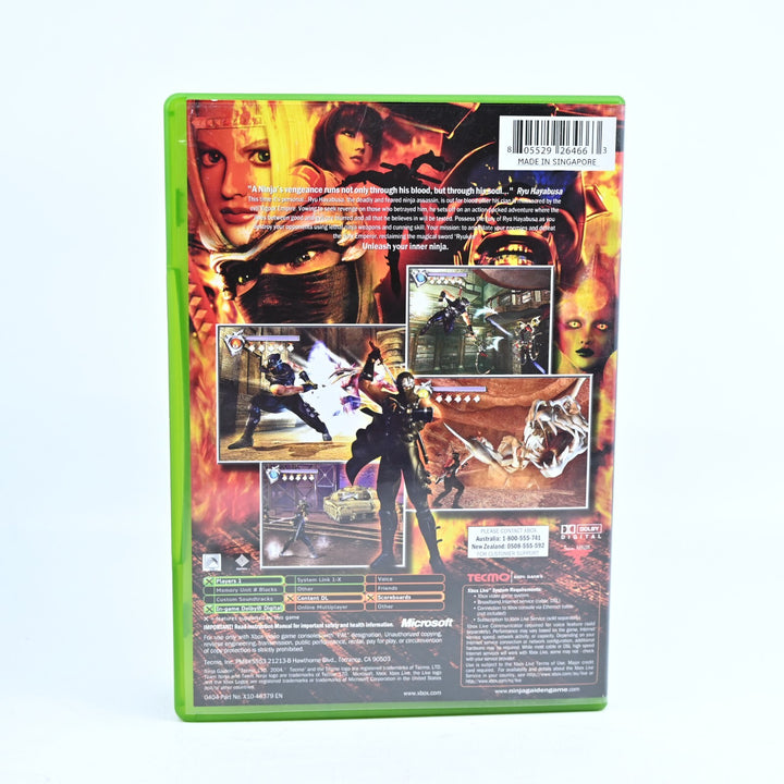 Ninja Gaiden - Original Xbox Game + Manual - PAL - MINT DISC!